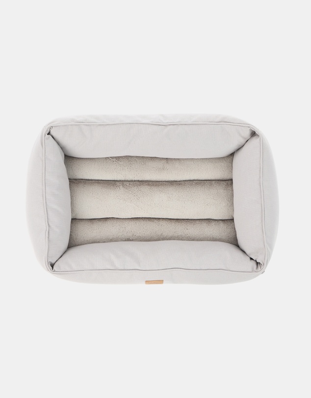 Mog & Bone - Bolster Dog Bed - Grey