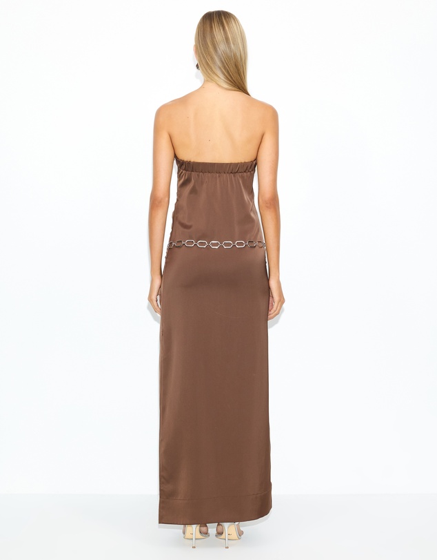 Dazie - Afterglow Belted Maxi Dress
