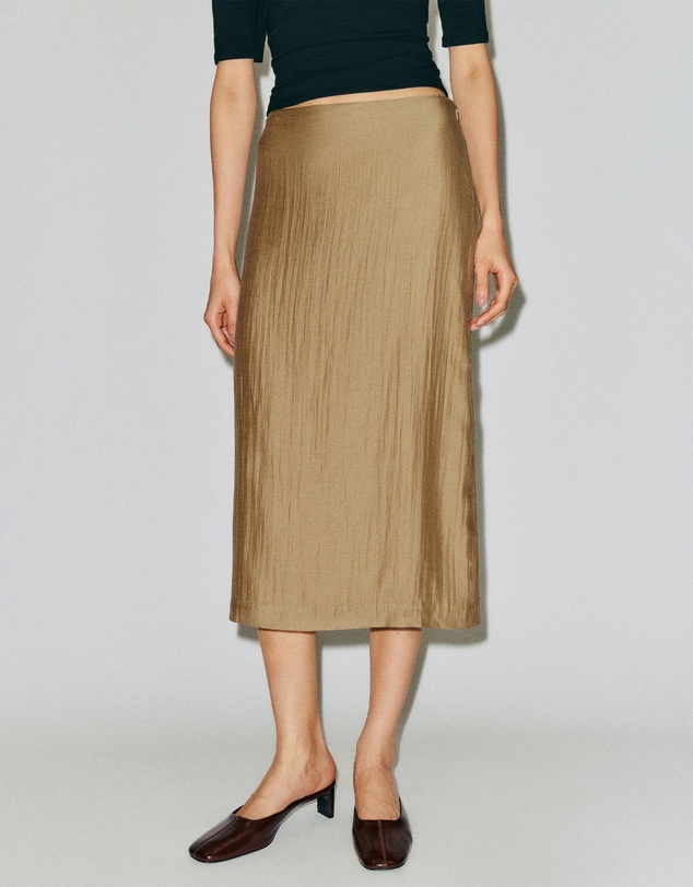 Reformation - Helen Low Waist Midi Skirt