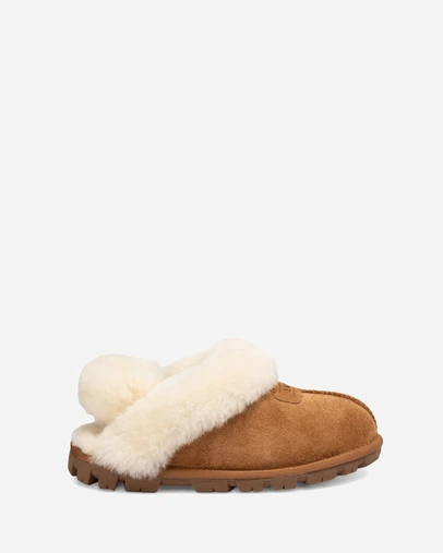 Ozwear Connection Uggs - Ugg Coquette Heritage Shearling Slipper Elastic Logo Wool Strap (Detachable)