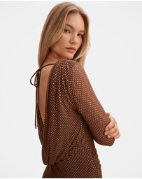 Forever New - Wren Cowl Neck Back Maxi Dress