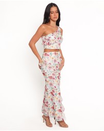 Petal & Pup - Acaia Skirt Set - Red Floral