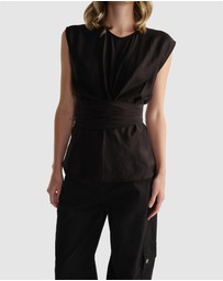 Decjuba - Tia Knot Front Top