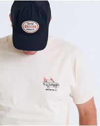 Brixton - Flaming Wheels Short Sleeve Tee