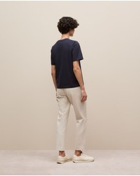 Trenery - Cotton Crew T-shirt in Night Sky