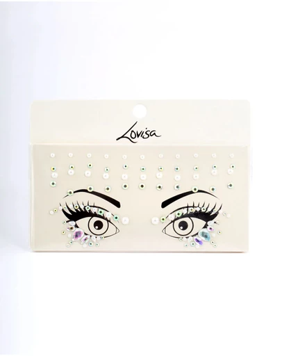 Lovisa - Acrylic Diamante Pearl Face Jewels
