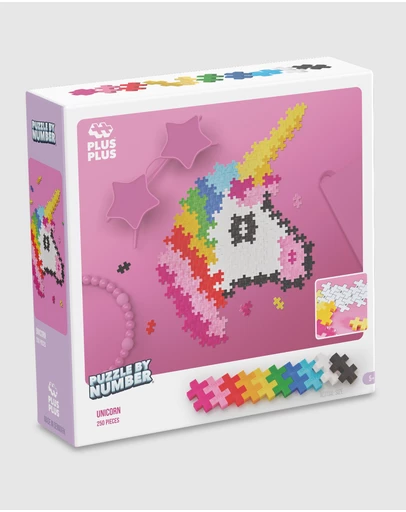 Plus Plus - Puzzle by Number - Unicorn 250pcs