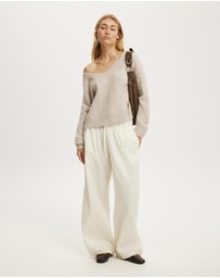 Cotton On - Softest Luxe Slouchy V Knit