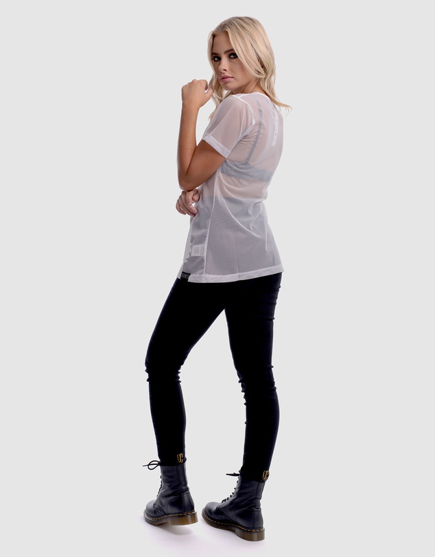 DVNT - Sheer Boyfriend-Cut Top