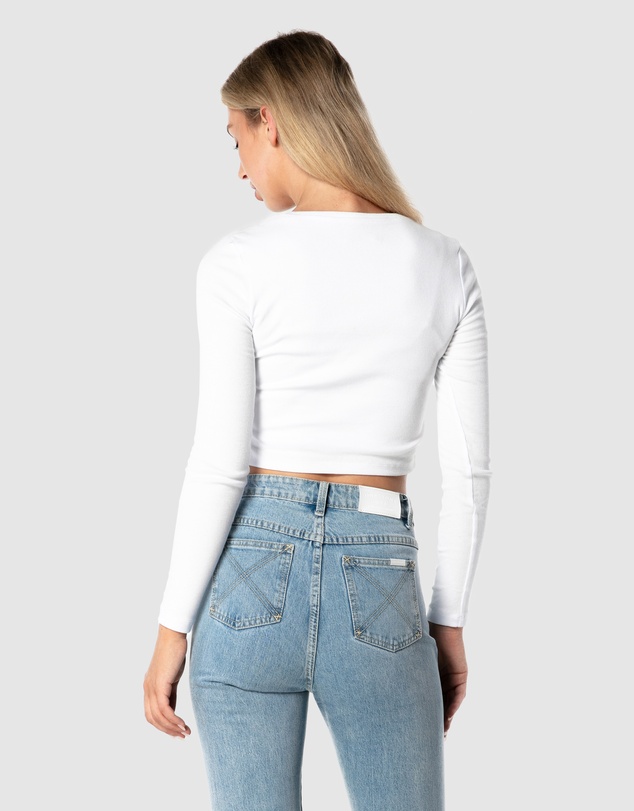 ONEBYONE - Classic Longsleeve Crop Tee