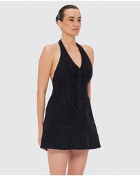 LEO LIN - Jessie Halterneck Mini Dress