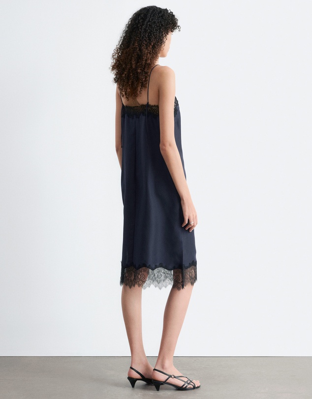 & Other Stories - Silk Slip Midi Dress