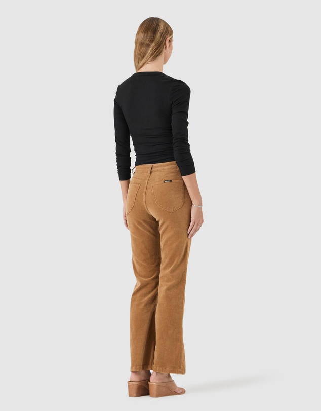 Rolla's - Studio Henley Long Sleeve Top - Black