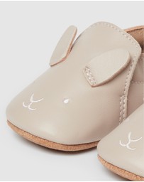 Purebaby - Leather Pull On Slipper-Babies