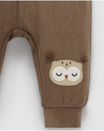 Purebaby - Thick Legging with Applique -Kids-Babies
