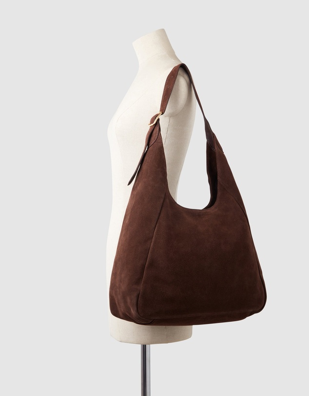 Evity - Alexa Leather Suede Hobo Bag