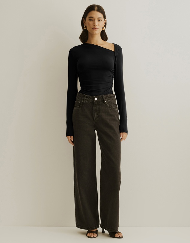 Atmos&Here - Asymmetric Long Sleeve Top