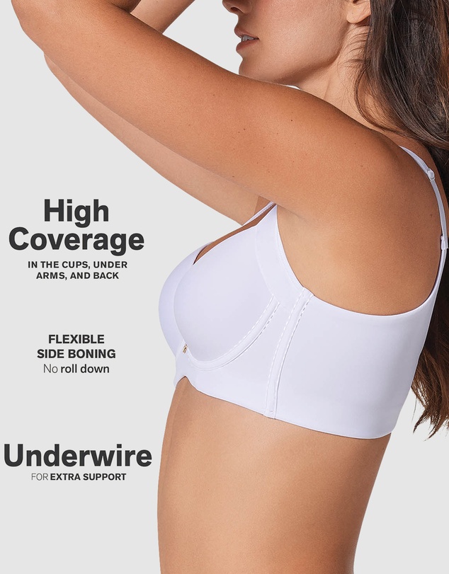 Leonisa - High Profile Back Smoothing Wired T-Shirt Bra