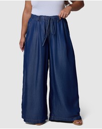 Indigo Tonic - Blake Chambray Wide Leg Pants