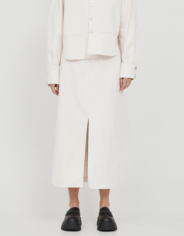 FRIEND of AUDREY - Cotton Drill Skirt