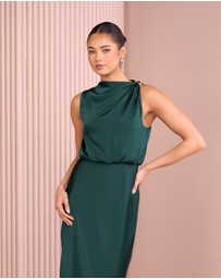Azzurielle - Deedee Blouson Maxi Dress