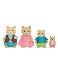 Lil Woodzeez - The Whiskerelli Cats Miniature Animal Figurine Set