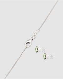 Elli Jewelry - Jewelry Set Crystal 925 Sterling Silver