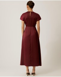 Tussah - Reena Satin Midi Dress