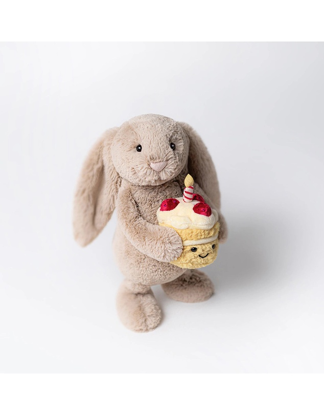 Jellycat - Bashful Beige Bunny Birthday