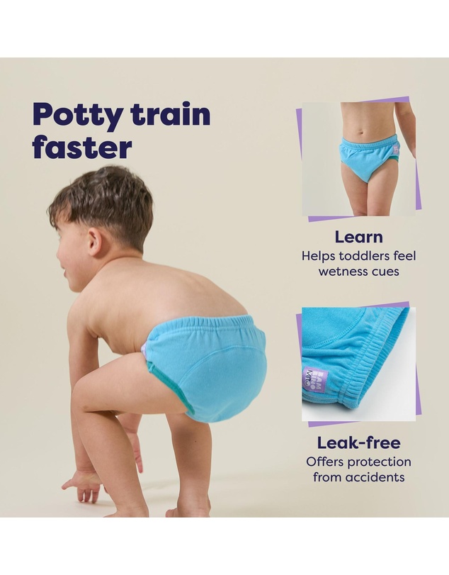Splash About - 3 Pack Reusable Potty Training Pants Elite- Blue