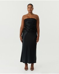 Third Form - Satin Drape Bustier
