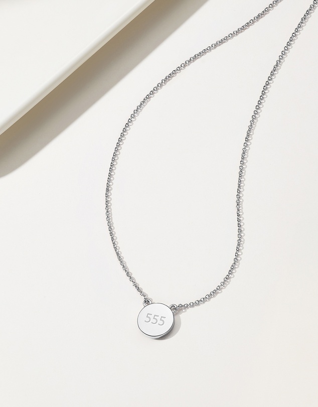 Mestige - Angel Number Necklace 555 - Silver Plated