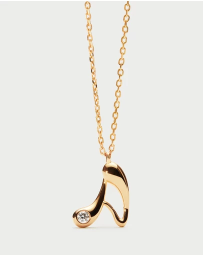 PDPAOLA - Initial 2026 A Pendant Necklace