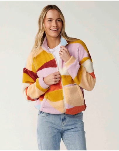 Rip Curl - Retro Swell Standard Zip Through Polar Fleece