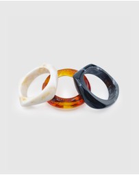Izoa - Blaze Bangle Stack