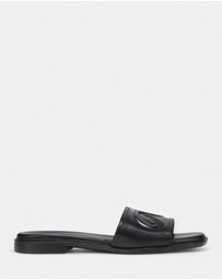 Naturalizer - Genevieve Slide - Black Leather