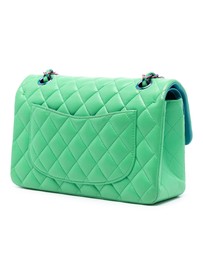 Pre-Loved by Azura Reborn - Pre-Loved Small Classic Lambskin Rainbow Hardware Double Flap