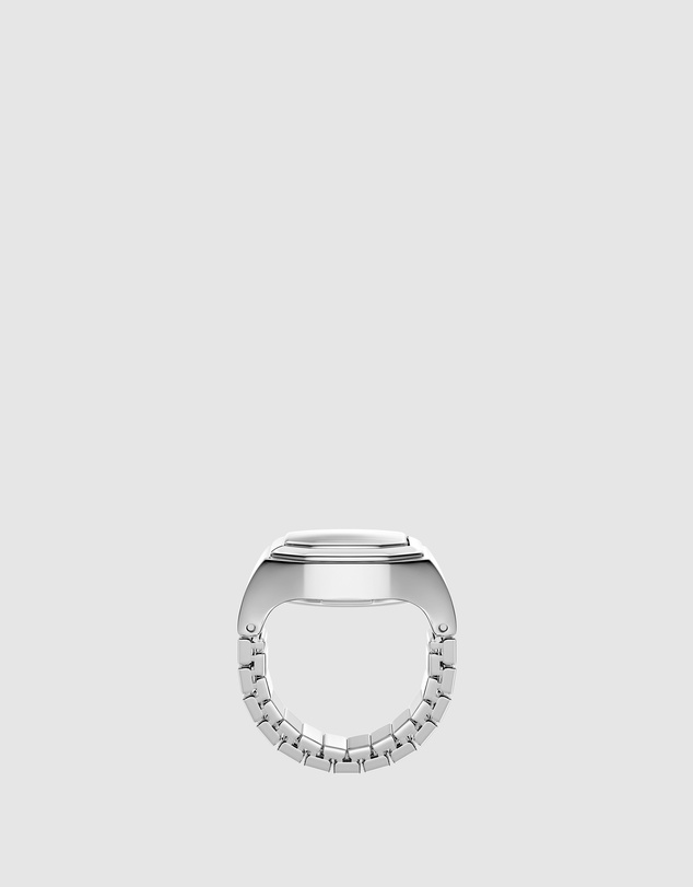 Fossil - Watch Ring Silver Tone Analogue Watch