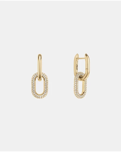 Daniel Wellington - Crystal Link Earrings