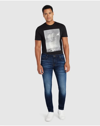 GUESS - Eco Low-Rise Super Skinny Chris Denim Jeans