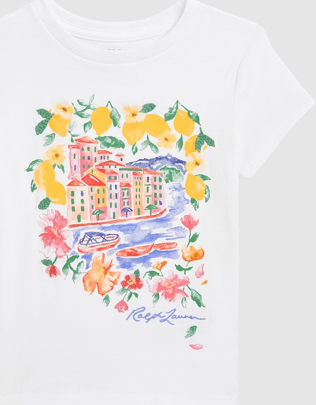 Polo Ralph Lauren - Cotton Jersey Graphic Tee - Kids