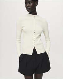 M.N.G - Fine Rib Knit Cardigan