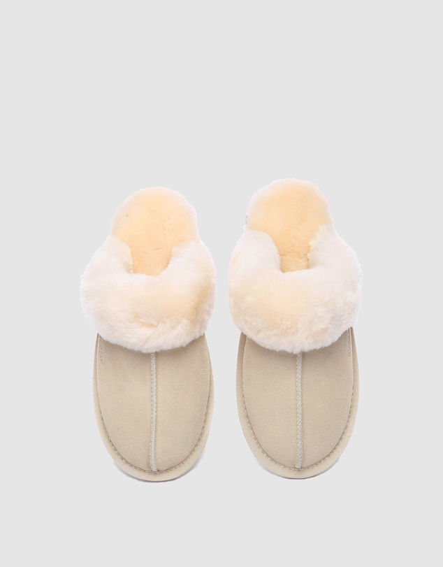 EVERAU - EverAU Ugg Rosa Slipper Suede Cow Suede Upper House Shoes