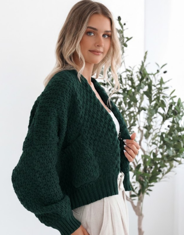 Esther & Co - Dorine Cardigan - Teal