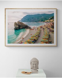 Inka Arthouse - Monterosso Beach Italy Art Print