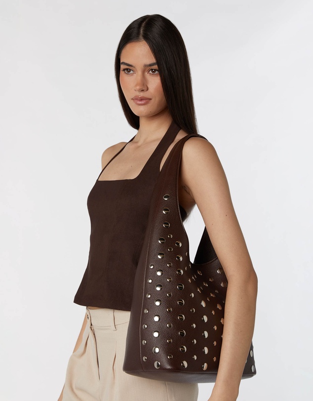 PETA AND JAIN - Yoko Studded Hobo Bag