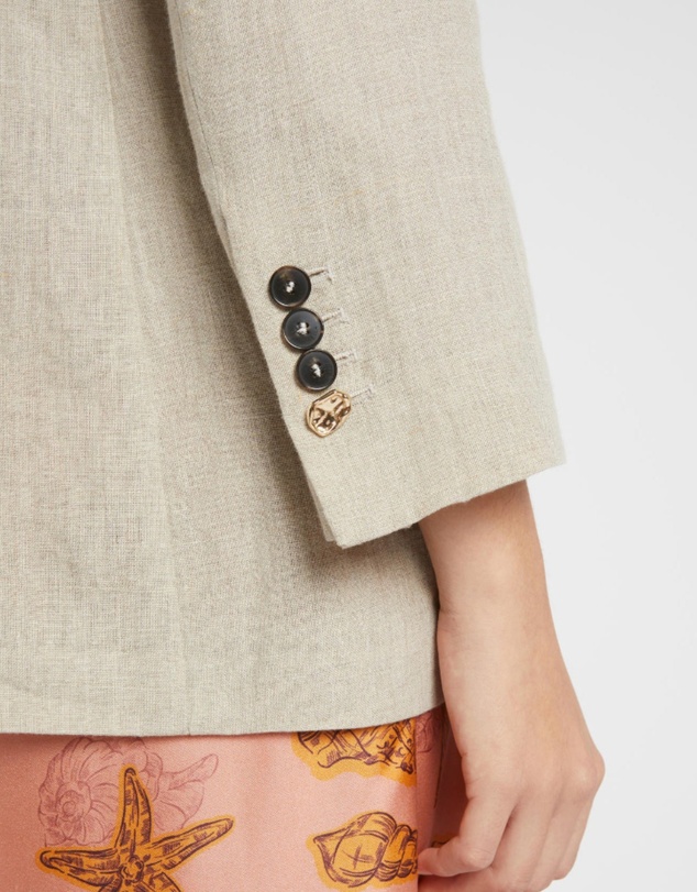 Marella - Sandy Linen Blazer