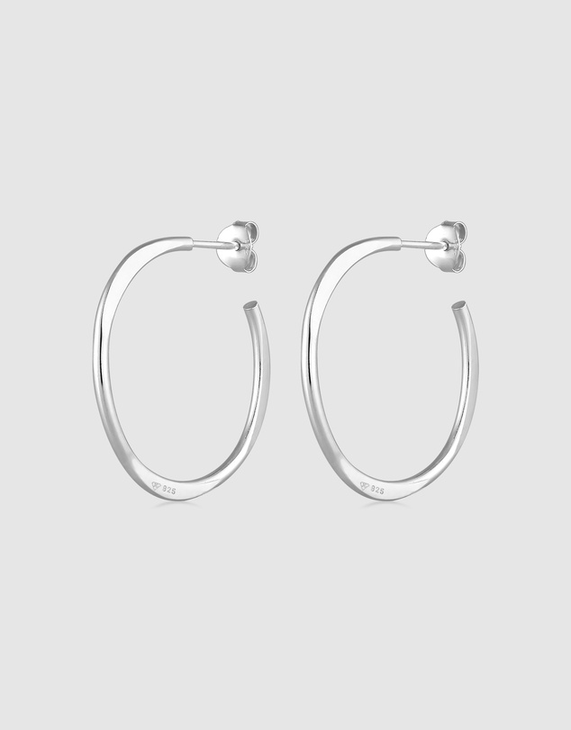 Haze & Glory - ICONIC EXCLUSIVE - Earrings Everyday Hoops 925 Sterling Silver