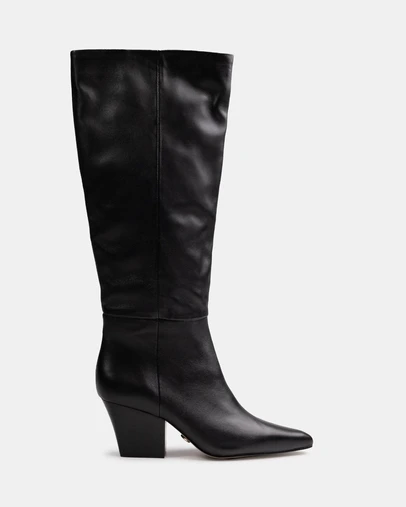 Wittner - Kolton Long Boots Black Leather