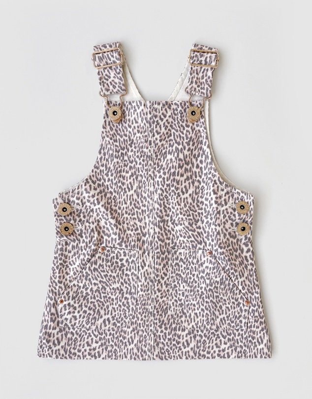 WITH LOVE FOR KIDS - Hazel Denim Pinafore Dress - Babies - Kids